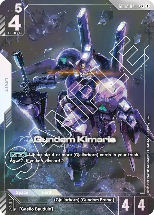 Image for Gundam Kimaris (LR+) (GD02-070) - Gundam Card Game