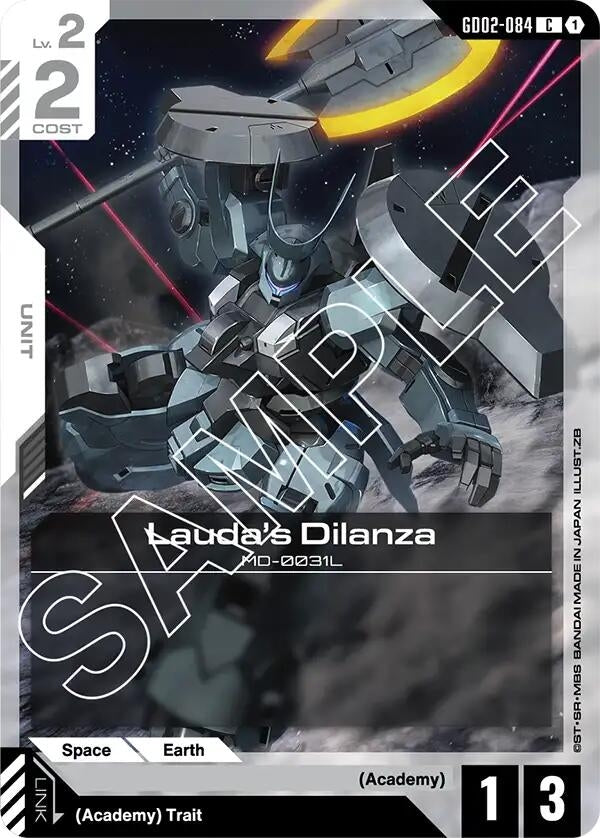 Image for Lauda's Dilanza (GD02-084) - Gundam Card Game
