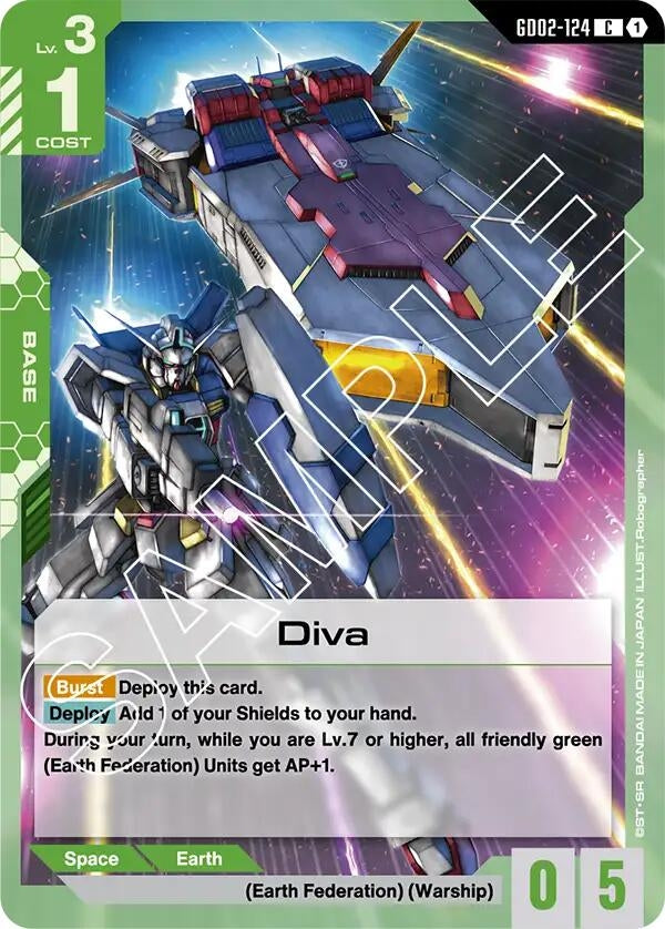 Image for Diva (GD02-124) - Gundam Card Game