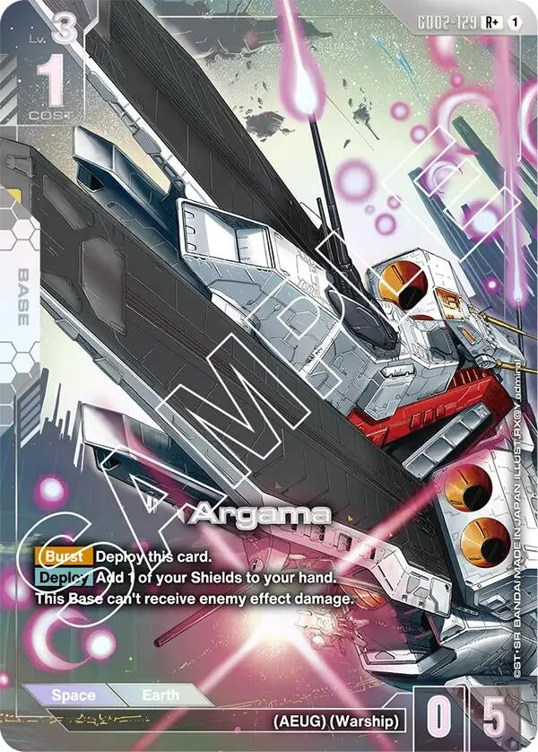 Image for Argama (R+) (GD02-129) - Gundam Card Game