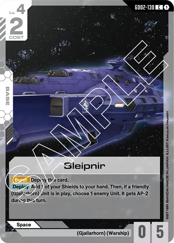 Image for Sleipnir (GD02-130) - Gundam Card Game