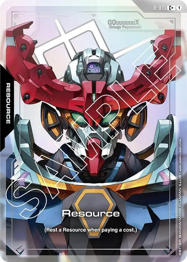 Image for Resource (R-015) (C+) (R-015) - Gundam Card Game