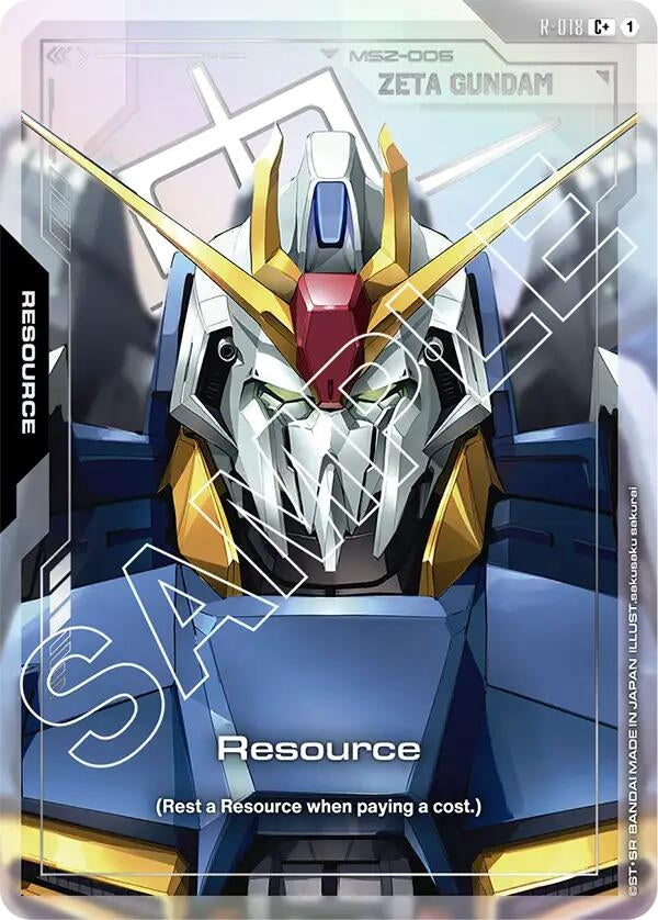 Image for Resource (R-018) (C+) (R-018) - Gundam Card Game