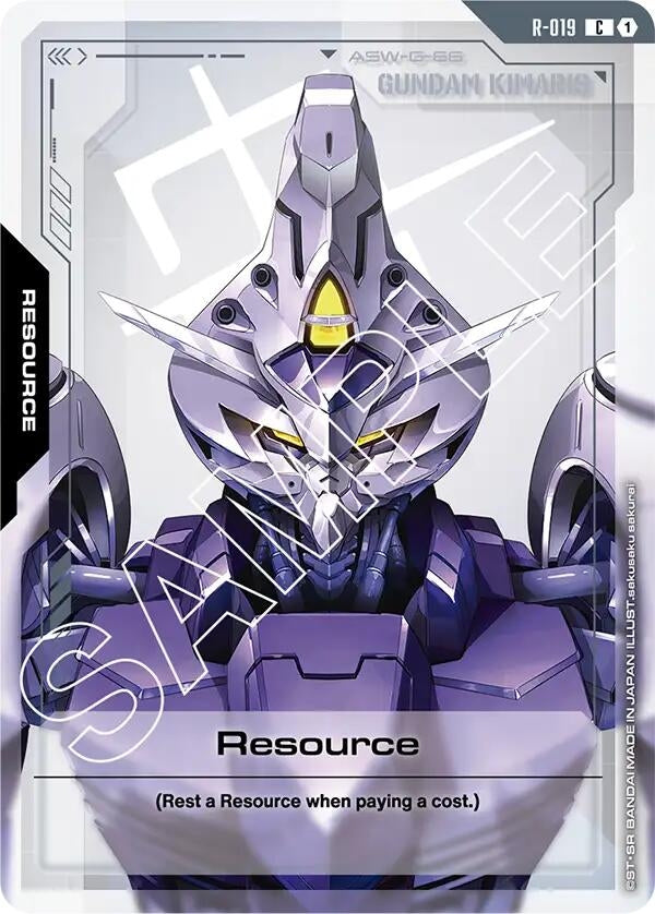 Image for Resource (R-019) (R-019) - Gundam Card Game