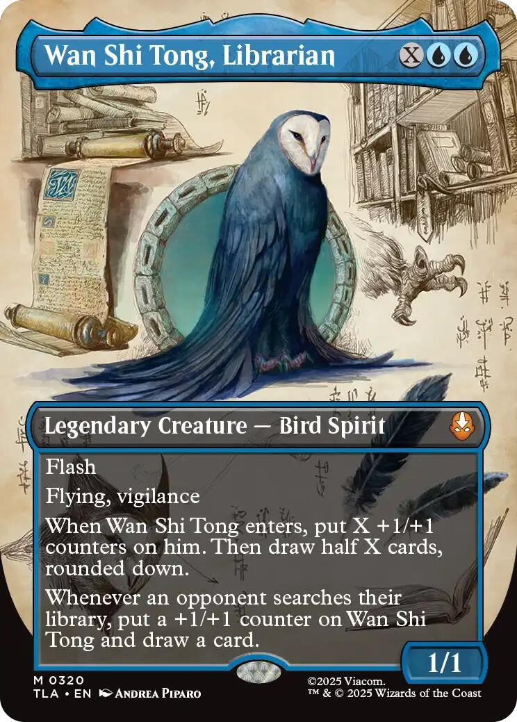 Image for Wan Shi Tong, Librarian (Borderless) (320) - Magic: The Gathering