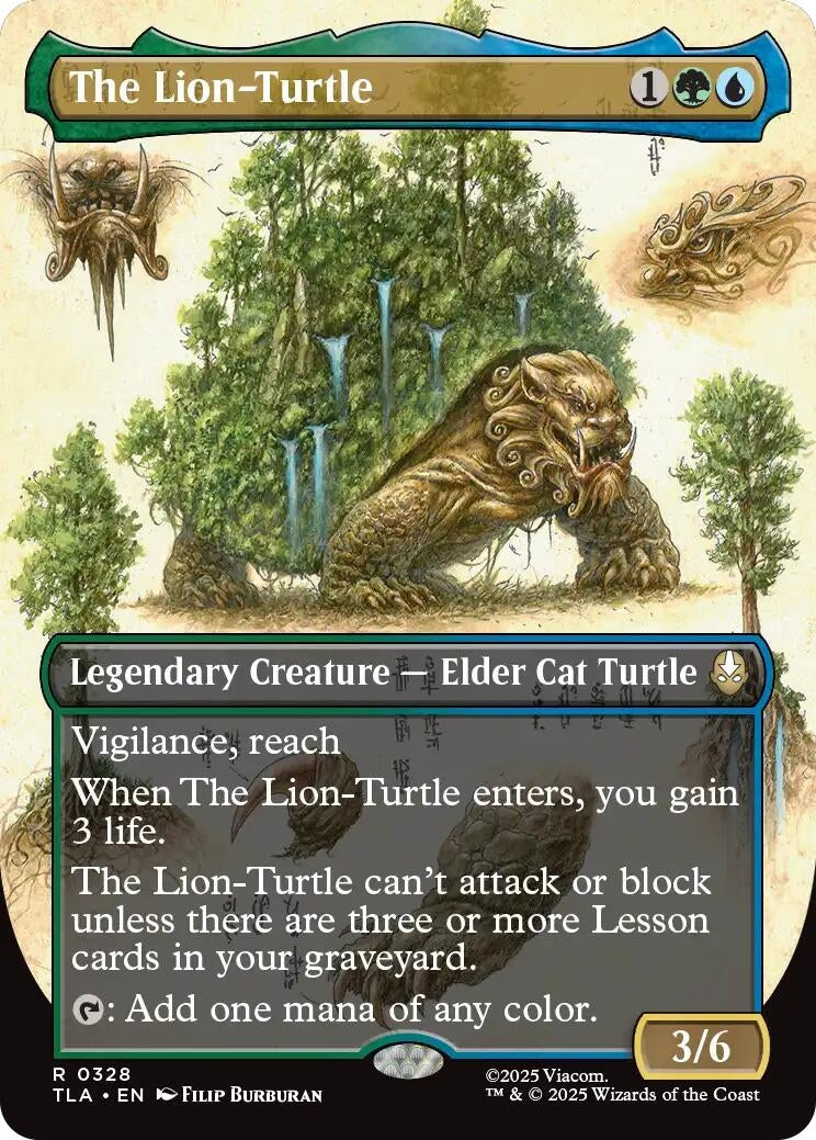 Image for The Lion-Turtle (Borderless) (328) - Magic: The Gathering