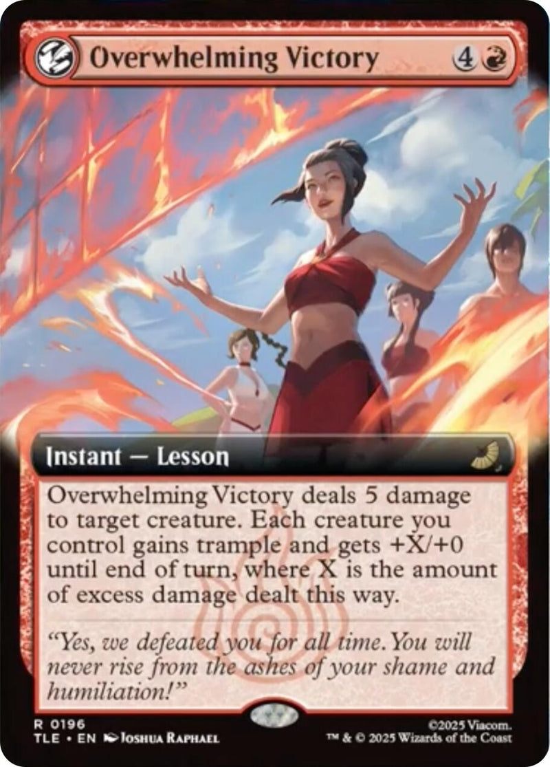 Image for Overwhelming Victory (Extended Art) (196) - Magic: The Gathering