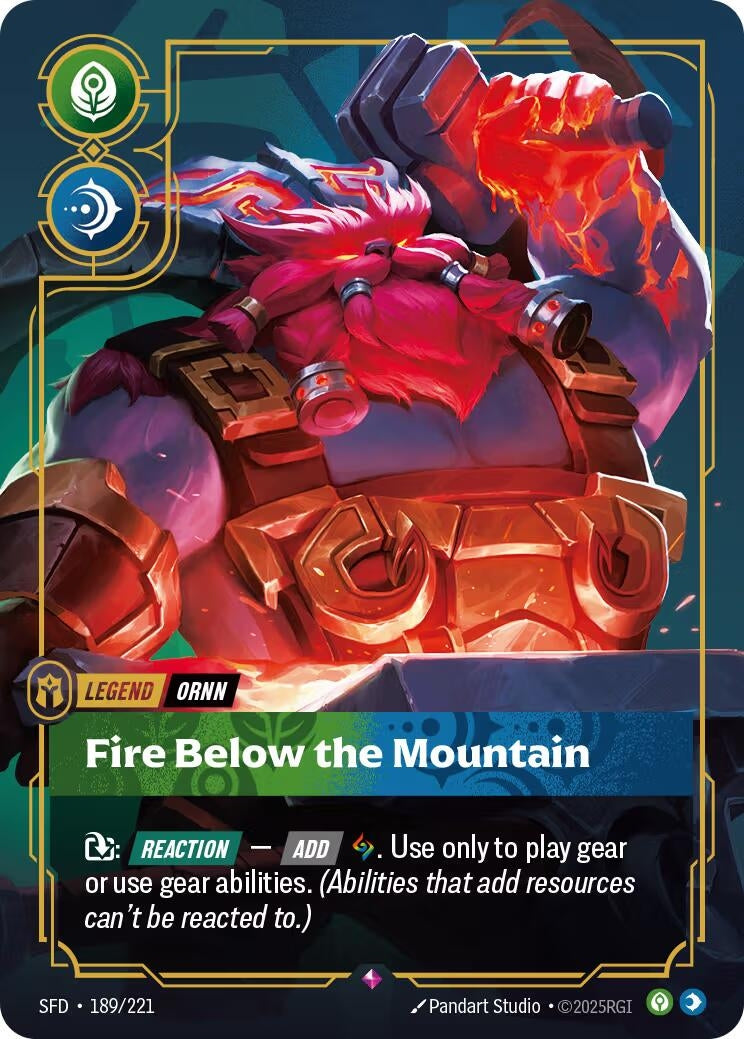 Ornn - Fire Below the Mountain (189/221) (SPF)