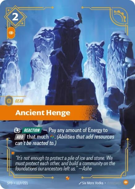 Image for Ancient Henge (117/221) (SPF) - Riftbound: League of Legends Trading Card Game