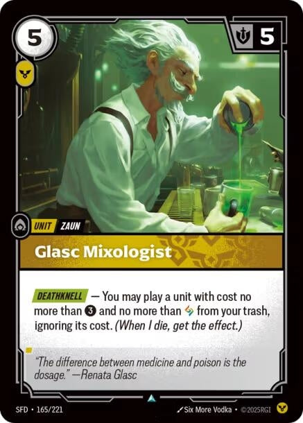 Image for Glasc Mixologist (165/221) (SPF) - Riftbound: League of Legends Trading Card Game