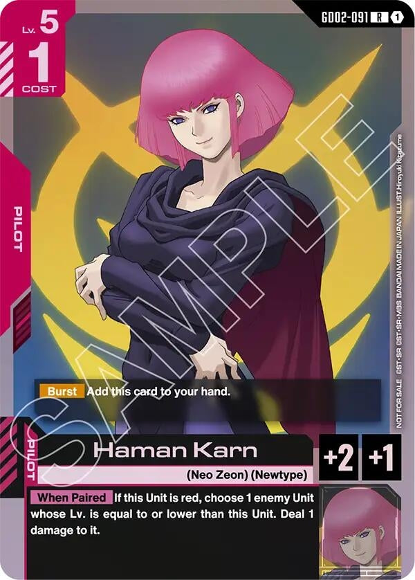 Image for Haman Karn (GD02-091) (GCG-PR) - Gundam Card Game