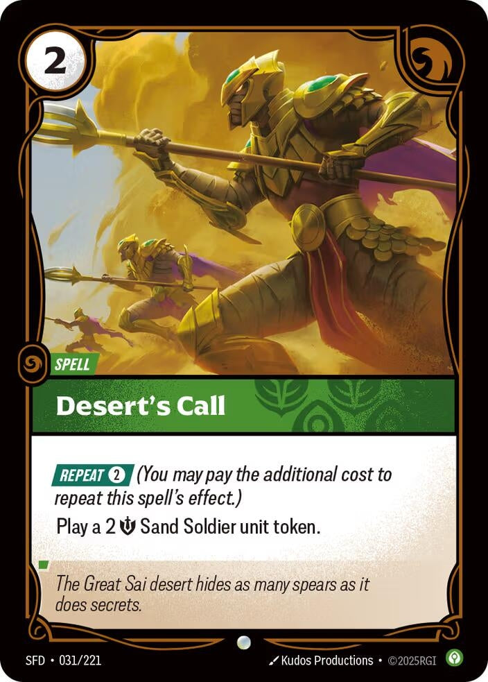 Desert's Call (031/221) (SFD)