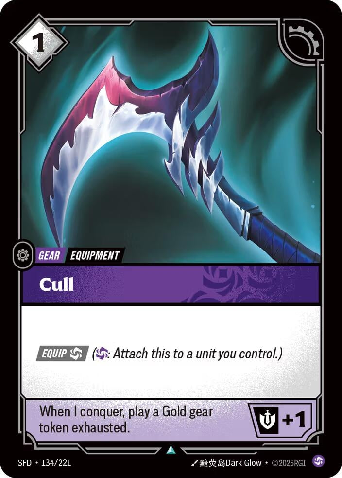 Cull (134/221) (SFD)