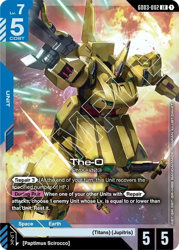 Image for The-O (GD03-002) (GD03) - Gundam Card Game