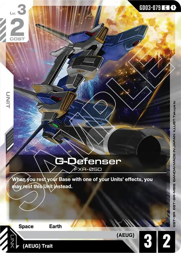 Image for G-Defenser (GD03-079) (GD03) - Gundam Card Game