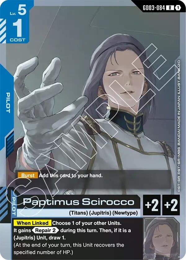 Image for Paptimus Scirocco (GD03-084) (GD03) - Gundam Card Game
