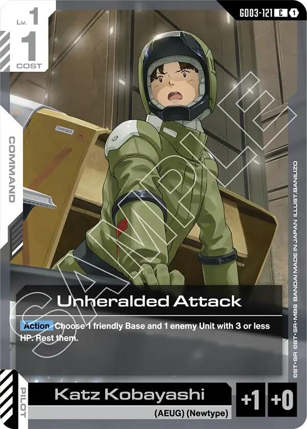 Image for Unheralded Attack (GD03-121) (GD03) - Gundam Card Game