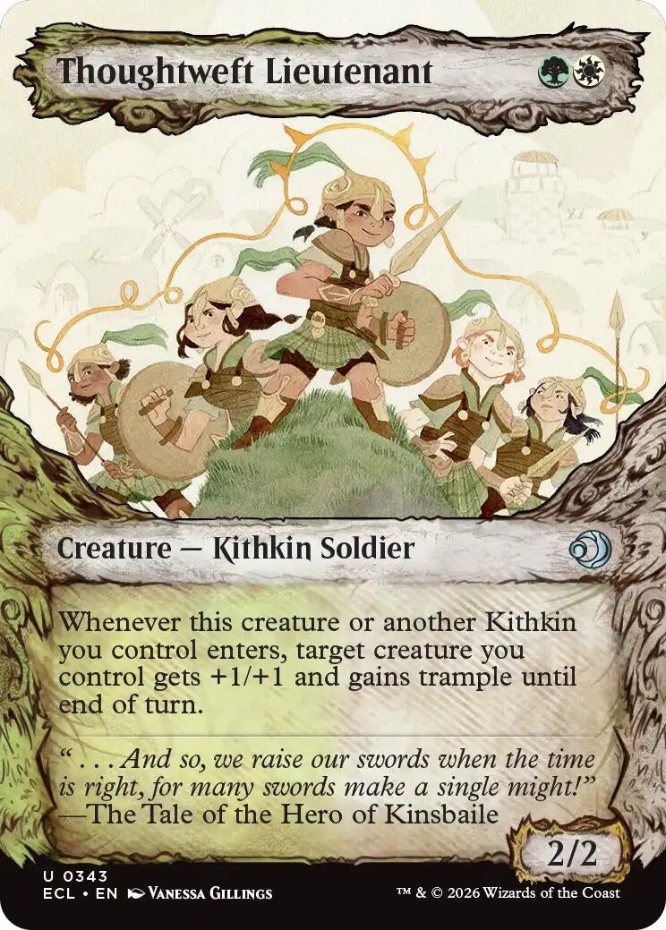 Thoughtweft Lieutenant (Showcase) (343) (ECL)