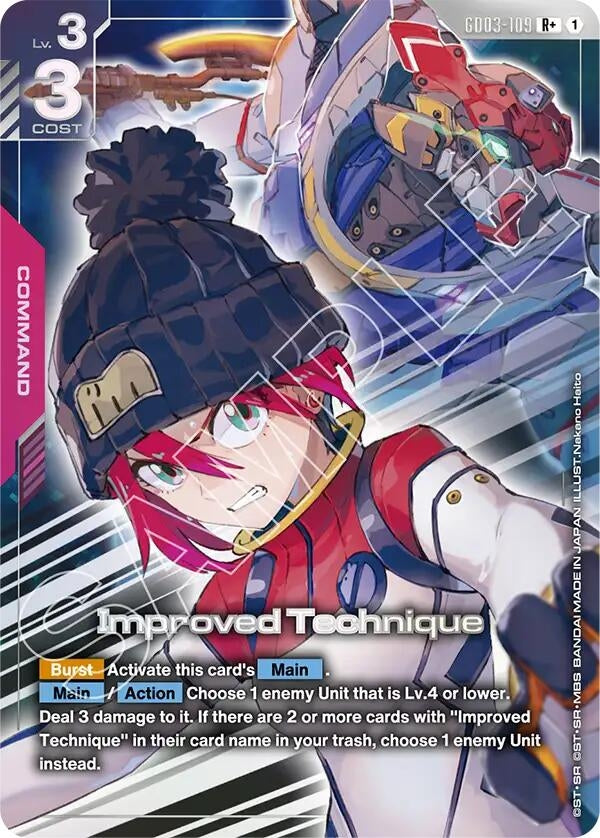 Image for Improved Technique (R+) (GD03-109) (GD03) - Gundam Card Game