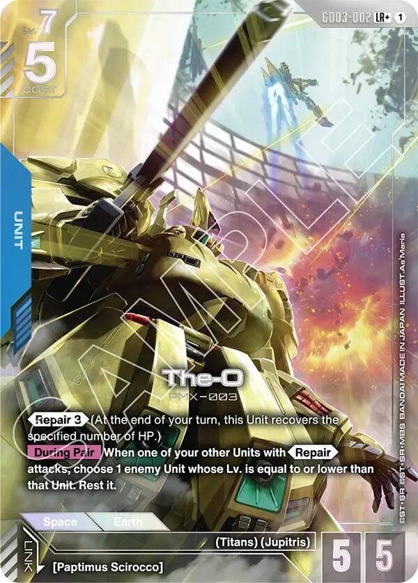 Image for The-O (LR+) (GD03-002) (GD03) - Gundam Card Game