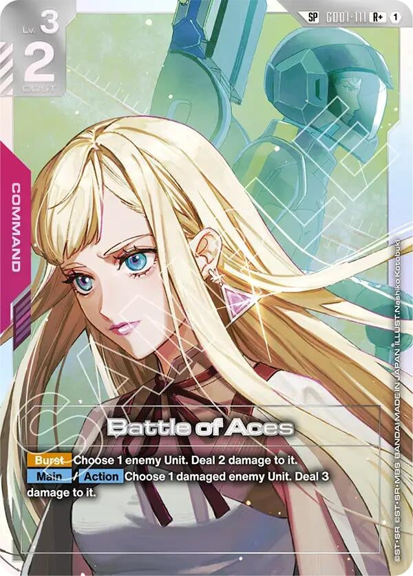 Image for Battle of Aces (SP) (R+) (GD01-111) (GD03) - Gundam Card Game
