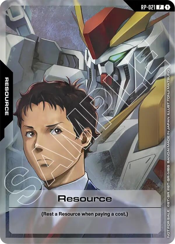 Image for Resource (RP-021) (Mobile Suit Gundam: Hathaway's Flash) (RP-021) (RP) - Gundam Card Game