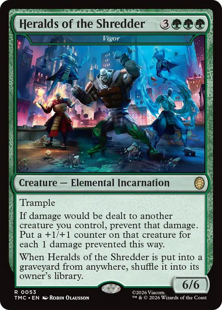 Image for Heralds of the Shredder - Vigor (53) (TMC) - Magic: The Gathering
