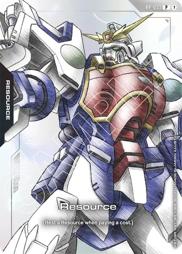 Image for Resource (RP-033) (Premium Accessory Set - Mobile Suit Gundam Wing) (RP-033) (RP) - Gundam Card Game