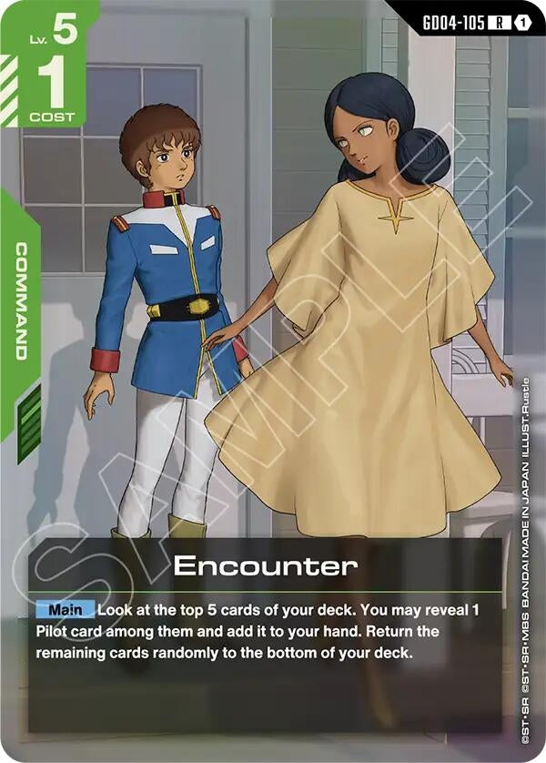 Image for Encounter (GD04-105) (GD04) - Gundam Card Game