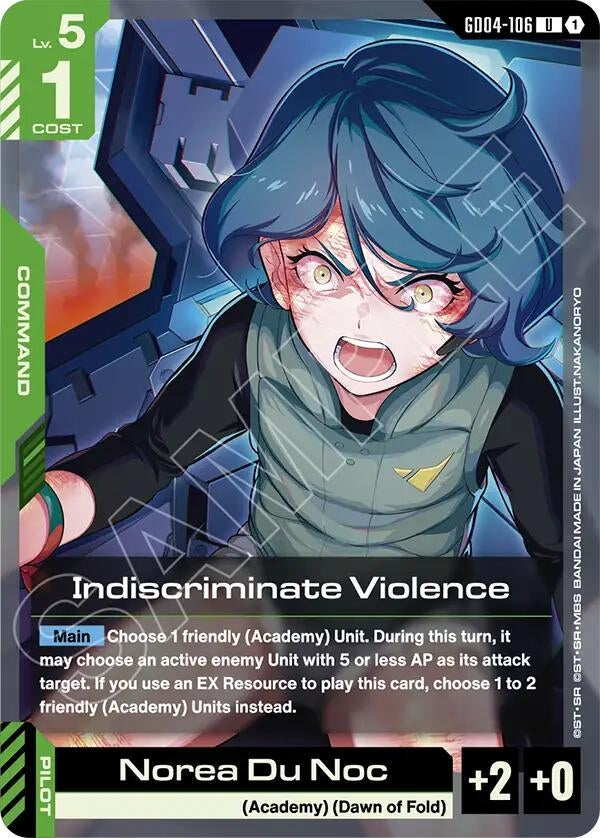 Image for Indiscriminate Violence (GD04-106) (GD04) - Gundam Card Game