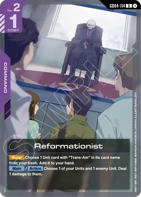 Image for Reformationist (GD04-114) (GD04) - Gundam Card Game