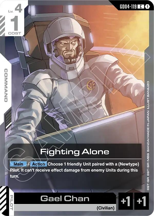Image for Fighting Alone (GD04-119) (GD04) - Gundam Card Game
