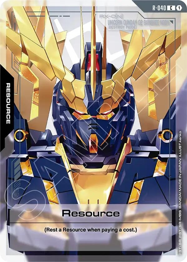 Image for Resource (R-040) (R-040) (GD04) - Gundam Card Game