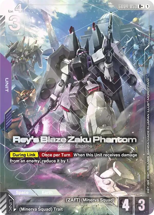 Image for Rey's Blaze Zaku Phantom (R+) (GD04-053) (GD04) - Gundam Card Game