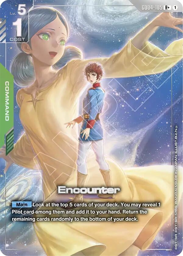 Image for Encounter (R+) (GD04-105) (GD04) - Gundam Card Game