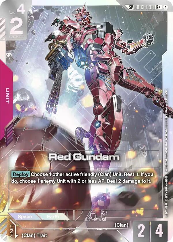 Image for Red Gundam (SP) (R+) (GD03-039) (GD04) - Gundam Card Game