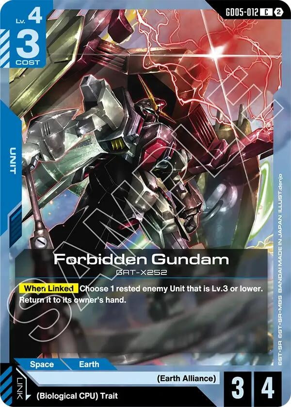 Image for Forbidden Gundam (GD05-012) (GD05) - Gundam Card Game