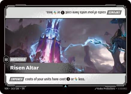 Image for Risen Altar (163/166) (VEN) - Riftbound: League of Legends Trading Card Game