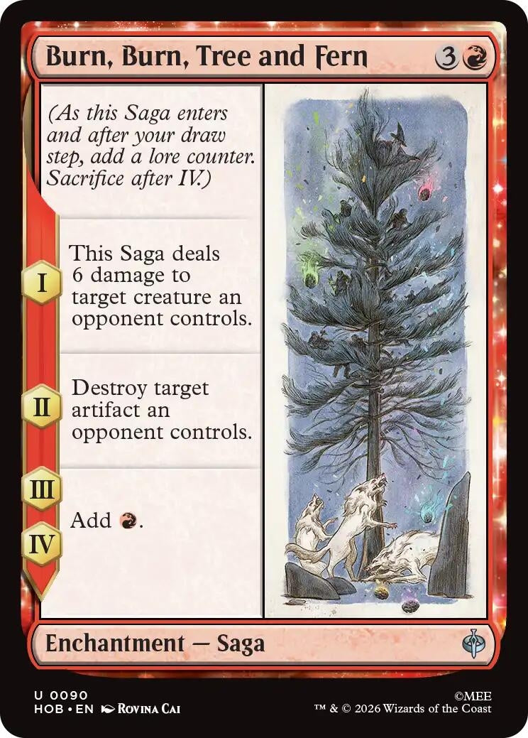 Burn, Burn, Tree and Fern (90) (HOB)