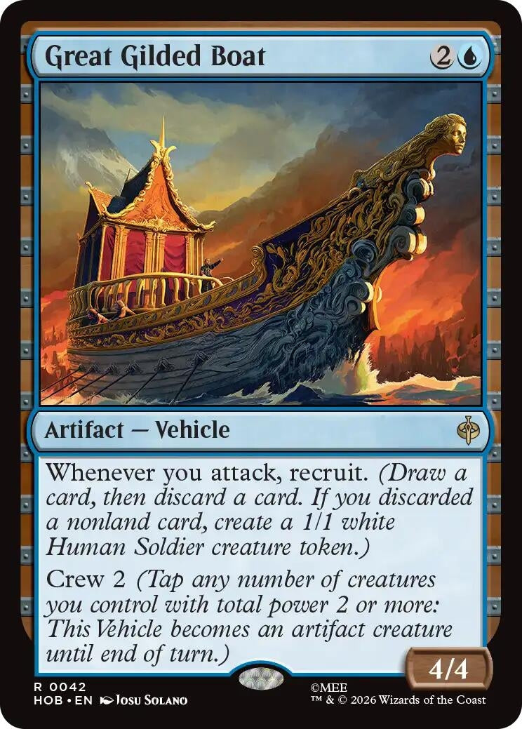 Great Gilded Boat (42) (HOB)