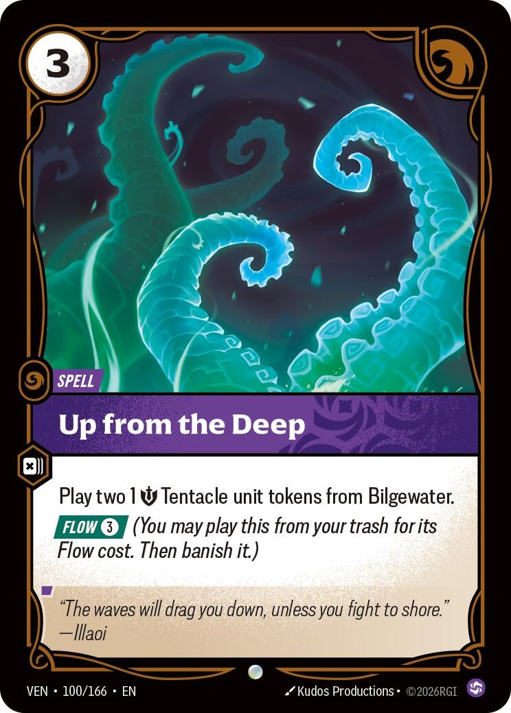 Image for Up from the Deep (100/166) (VEN) - Riftbound: League of Legends Trading Card Game
