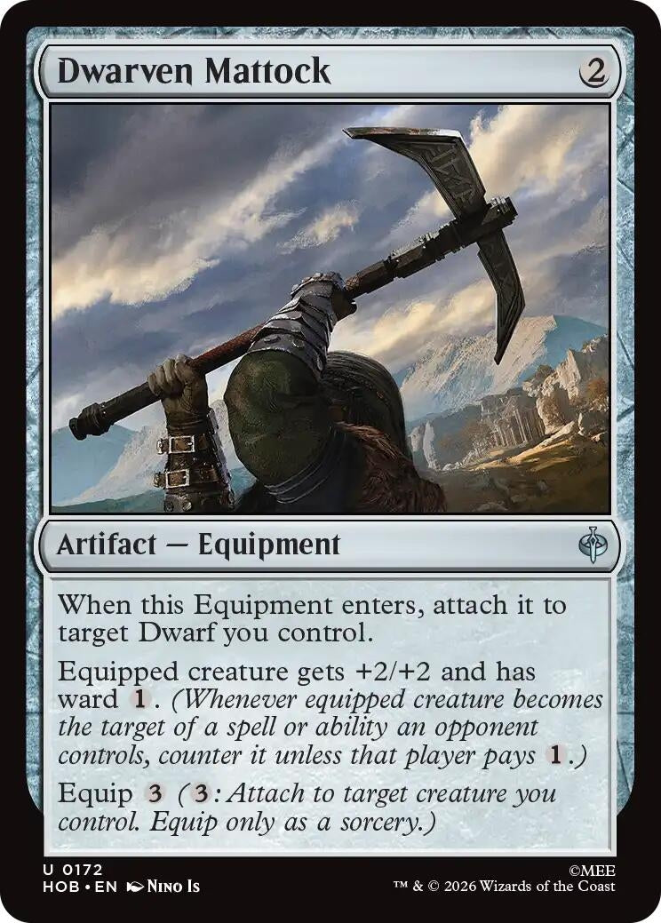 Dwarven Mattock (172) (HOB)