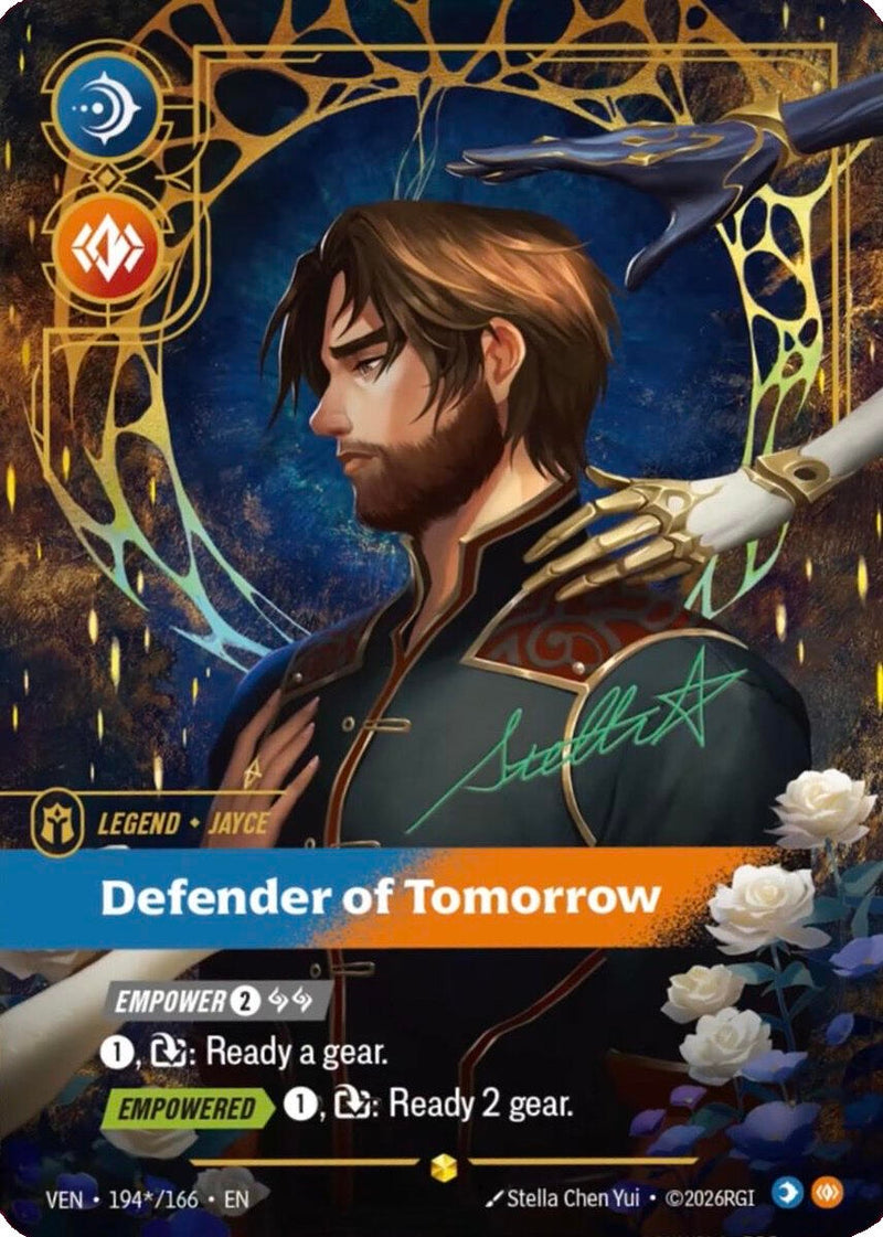 Image for Jayce - Defender of Tomorrow (Signature) (194*/166) (VEN) - Riftbound: League of Legends Trading Card Game