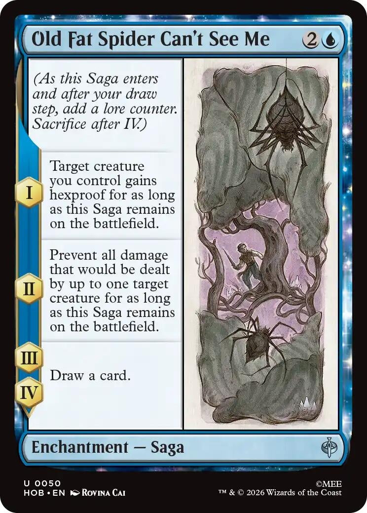Old Fat Spider Can't See Me (50) (HOB)