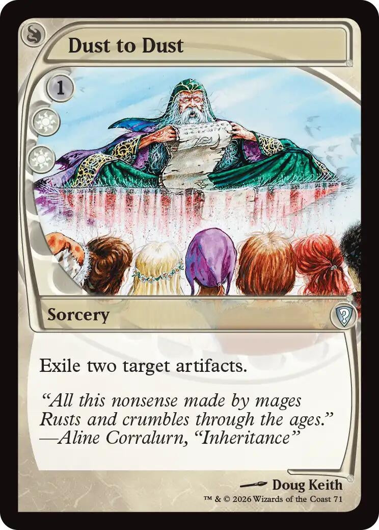 Image for Dust to Dust (Future Sight) (71) (MBC) - Magic: The Gathering