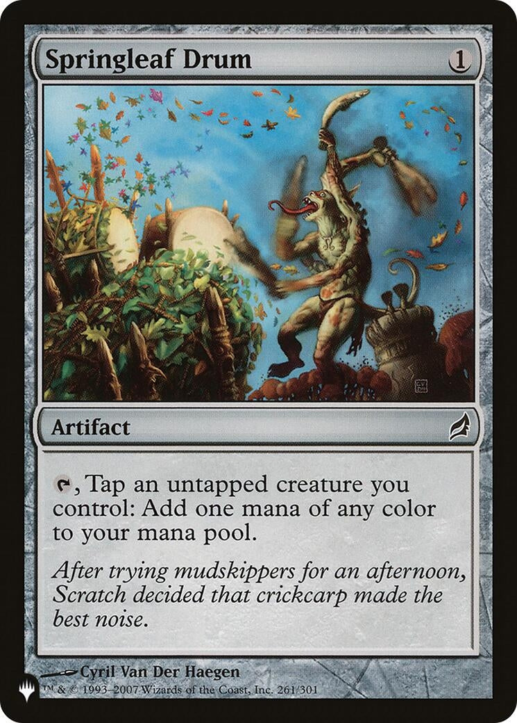 Image for Springleaf Drum (261) (LIST) - Magic: The Gathering