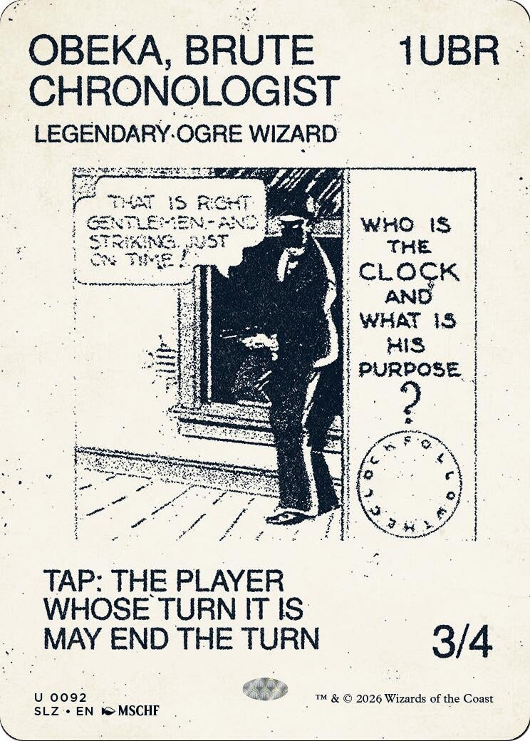 Image for Obeka, Brute Chronologist (0092) (92) (SLZ) - Magic: The Gathering