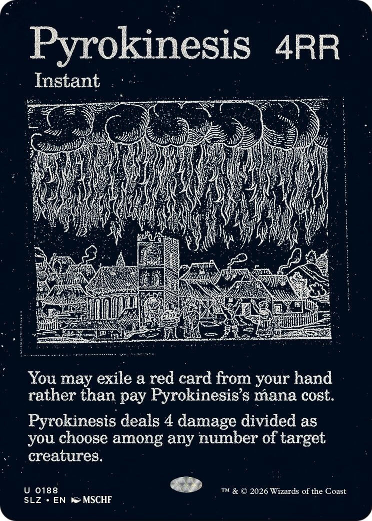 Image for Pyrokinesis (0188) (188) (SLZ) - Magic: The Gathering