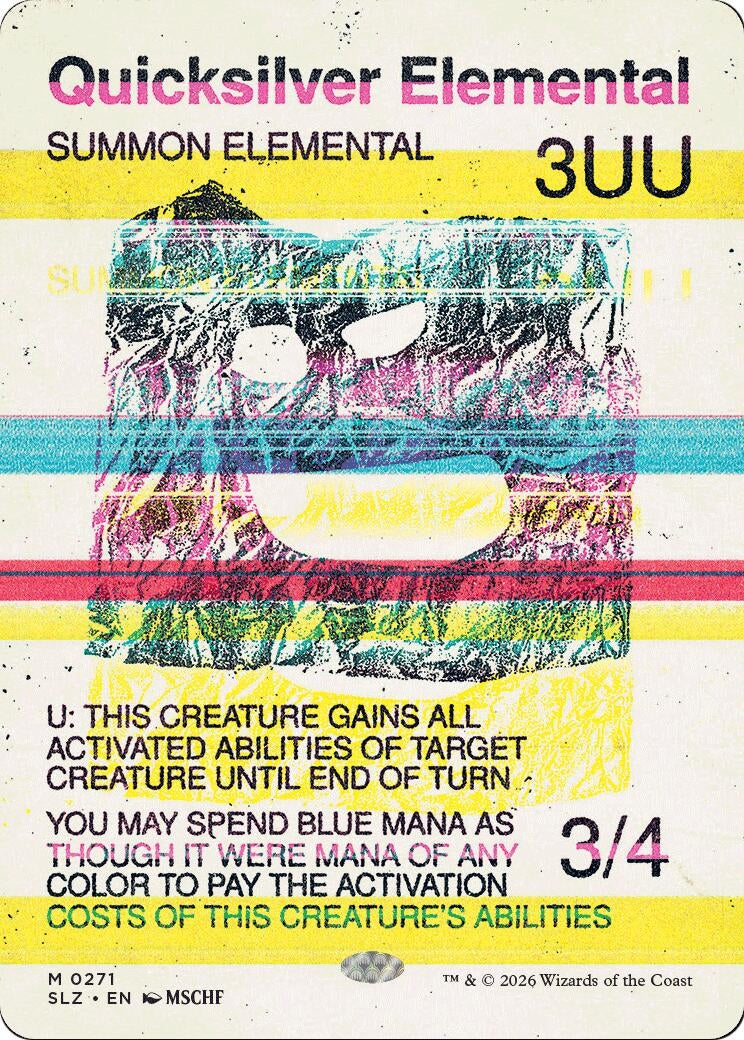 Image for Quicksilver Elemental (0271) (271) (SLZ) - Magic: The Gathering