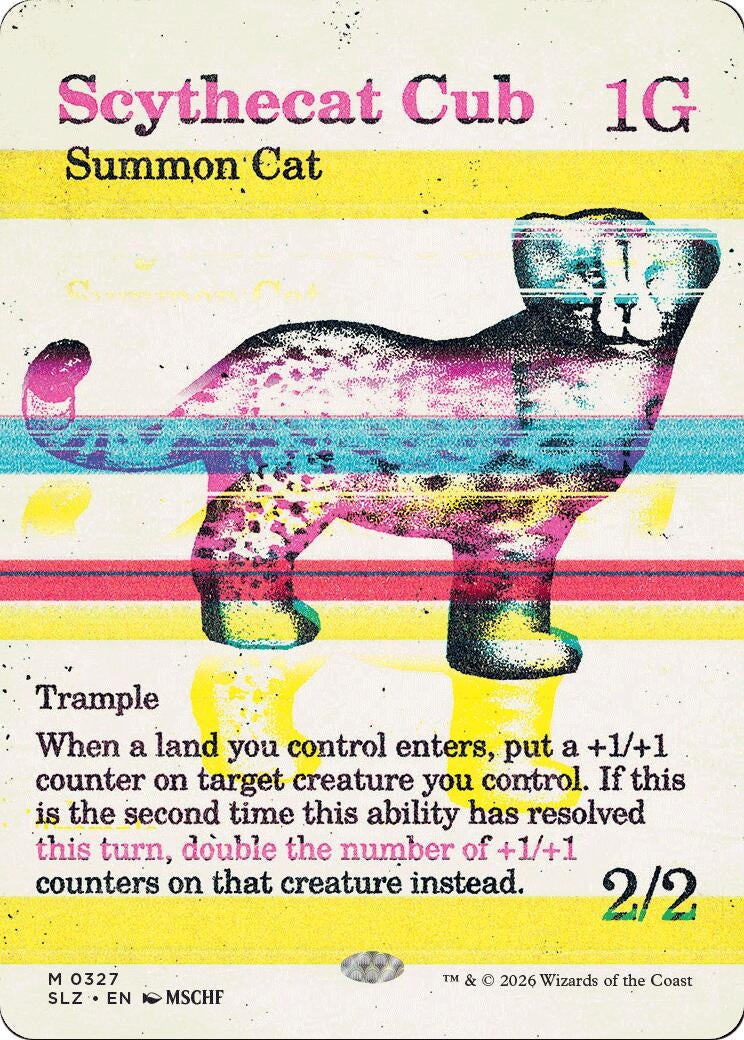 Image for Scythecat Cub (0327) (327) (SLZ) - Magic: The Gathering